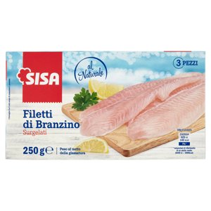 Sisa Filetti Di Branzino Surgelati 250 G