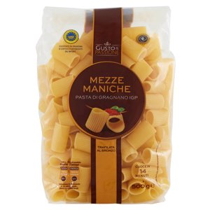 Gusto & Passione Mezze Maniche Pasta Di Gragnano Igp 500 G