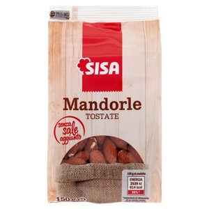 Sisa Mandorle Tostate Senza Sale Aggiunto 150 G