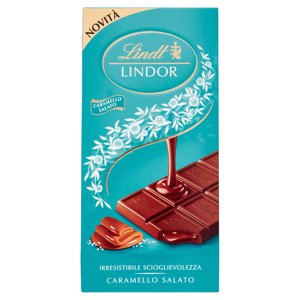 Lindt Lindor Tavoletta Cioccolato Al Latte Caramello 100 G