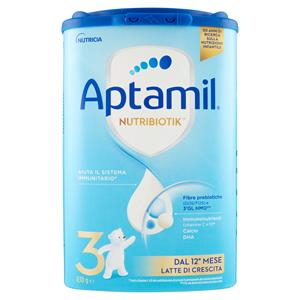 Aptamil 3, Latte Crescita In Polvere Dai 12 Mesi, Supporta Il Sistema Immunitario Con Vit C&d, 830g