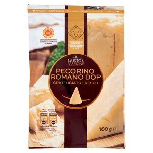 Gusto & Passione Pecorino Romano Dop Grattugiato Fresco 100 G