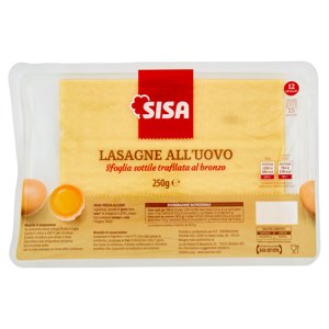 Sisa Lasagne All'uovo 250 G