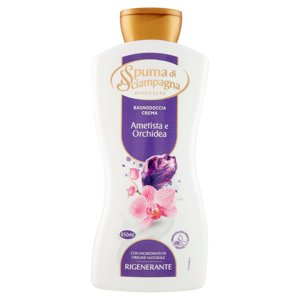 Spuma Di Sciampagna Benessere Rigenerante Bagnodoccia Crema Ametista E Orchidea 650 Ml