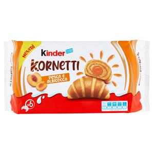 Kinder Kornetti Pesca E Albicocca 6 X 42 G