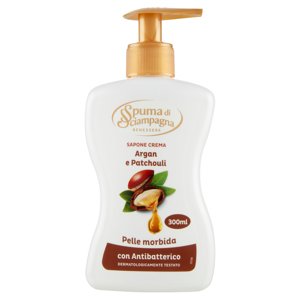 Spuma Di Sciampagna Benessere Sapone Crema Argan E Patchouli 300 Ml