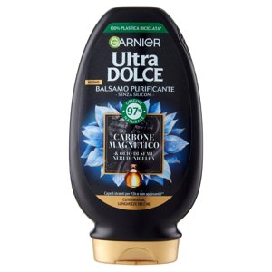 Garnier Ultra Dolce Balsamo Purificante E Idratante Carbone Magnetico, 200 Ml