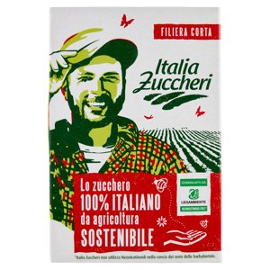 Italia Zuccheri Zucchero Semolato 100% Italiano - Astuccio 1kg