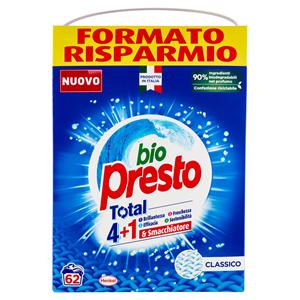 Bio Presto Polvere 62 Lavaggi 3,100 Kg