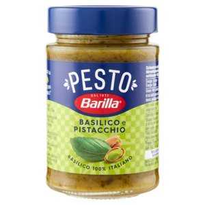 Barilla Pesto Basilico E Pistacchio Condimento E Sugo Per Pasta 190 G