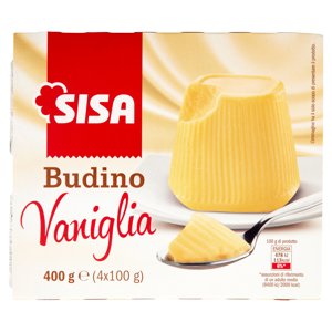 Sisa Budino Vaniglia 4 X 100 G