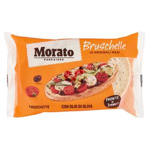 Morato Bruschelle Maxi Bruschette Con Olio D'oliva 4 X 100 G