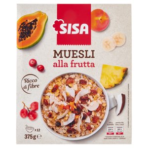 Sisa Muesli Alla Frutta 375 G