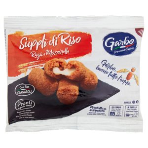 Garbo Linea Panati Supplì Di Riso Ragù E Mozzarella Prodotto Surgelato 250 G