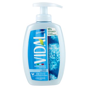 Vidal Sensitive Sapone Liquido Talco Liquido 300 Ml