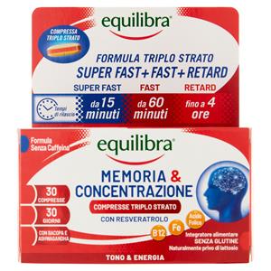 Equilibra Memoria & Concentrazione Compresse Triplo Strato 30 X 1,15 G