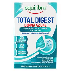 Equilibra Total Digest Doppia Azione 20 Compresse Masticabili 20 G