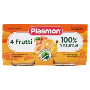 Plasmon Omogeneizzato 4 Frutti 2 X 80 G