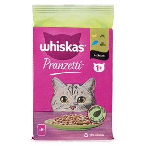 Whiskas Pranzetti Cibo Umido Gatto Con Pollo E Tonno In Salsa 6 X 50 G