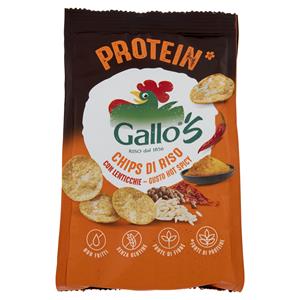 Gallo's Chips Di Riso Con Lenticchie - Gusto Hot Spicy 40 G