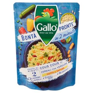 Gallo Bontà Pronte In 2 Minuti Cous Cous Di Cereali Con Verdure 220 G