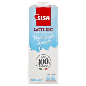 Sisa Latte Uht A Lunga Conservazione Parzialmente Scremato 1000 Ml