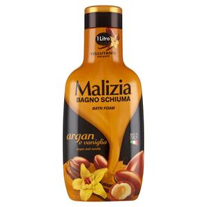 Malizia Bagno Schiuma Argan E Vaniglia 1000 Ml