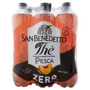 San Benedetto Thè Pesca Zero 6 X 1,5 L