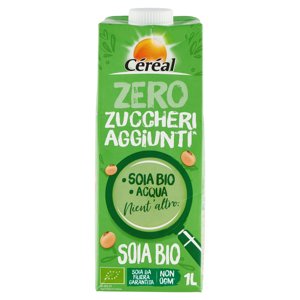 Céréal Zero Zuccheri Aggiunti* Soia Bio Drink Bevanda Vegetale - 1l