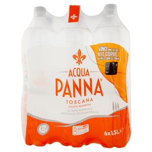 Acqua Panna, Acqua Minerale Naturale Oligominerale 30% Rpet, 6x1,5l