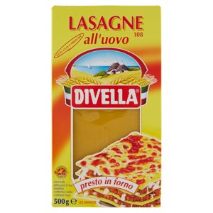 Divella Lasagne All'uovo 108 500 G