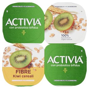 Activia Fibre Kiwi Cereali 4 X 125 G