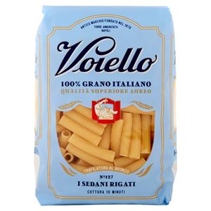 Voiello Pasta I Sedani Rigati N°127 Grani 100% Italiani Trafilata Bronzo 500g