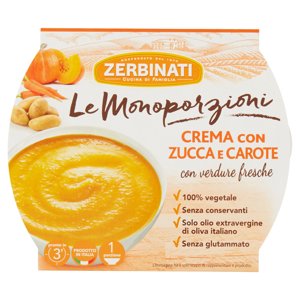 Zerbinati Le Monoporzioni Crema Con Zucca E Carote 310 G