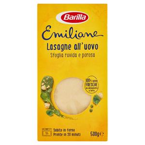 Barilla Emiliane Lasagne Pasta All'uovo 500g