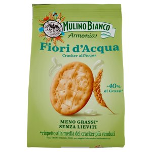 Mulino Bianco Armonia Fiori D'acqua Cracker Senza Lievito Ricchi Di Fibre 250g