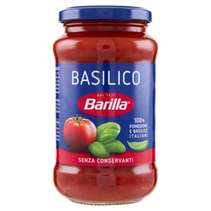 Barilla Sugo Basilico 100% Pomodoro E Basilico Italiani Condimento Per Pasta 400g