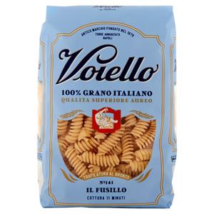 Voiello Pasta Il Fusillo N°141 Grani 100% Italiani Trafilata Bronzo 500g