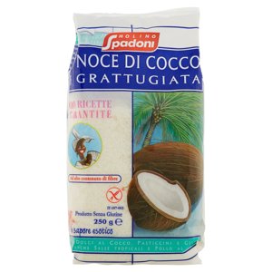 Molino Spadoni Noce Di Cocco Grattugiata Pura 100% 250 G