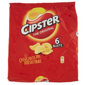 Cipster The Original Chips Di Patate Multipack X6 - 132g