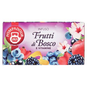 Pompadour Infuso Frutti Di Bosco E Vitamine Bustine 20 X 3 G