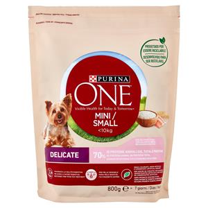 Purina One Mini/small Delicate Salmone E Riso 800 G