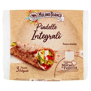 Mulino Bianco Piadelle Integrali Ideale Per Piadina 3pz 225g