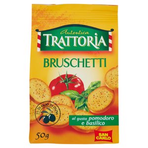 Autentica Trattoria Bruschetti Al Gusto Pomodoro E Basilico 50 G