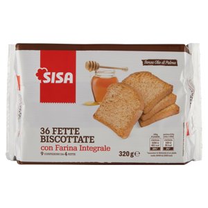 Sisa 36 Fette Biscottate Con Farina Integrale 320 G