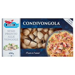 Arbi Condivongola Sugo Pronto Alle Vongole 450 G