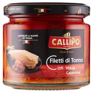 Callipo Filetti Di Tonno Con 'nduja Calabrese All'olio Di Oliva 200 G