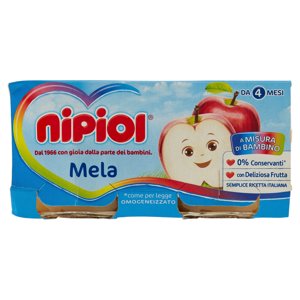 Nipiol Mela Omogeneizzato 2 X 80 G