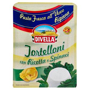 Divella Pasta Fresca All'uovo Ripiena Tortelloni Con Ricotta E Spinaci 250 G