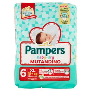 Pampers Baby-dry Mutandino Xl 14 Pz